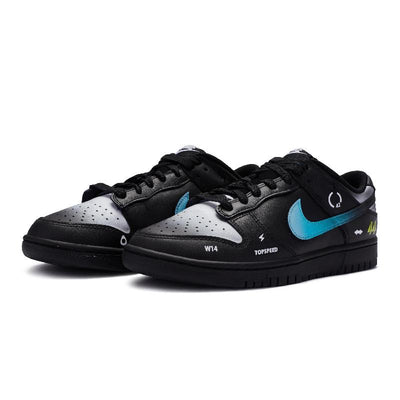 Custom Black Lightning Dunk – custom sneakers view 2 | DiySneakers