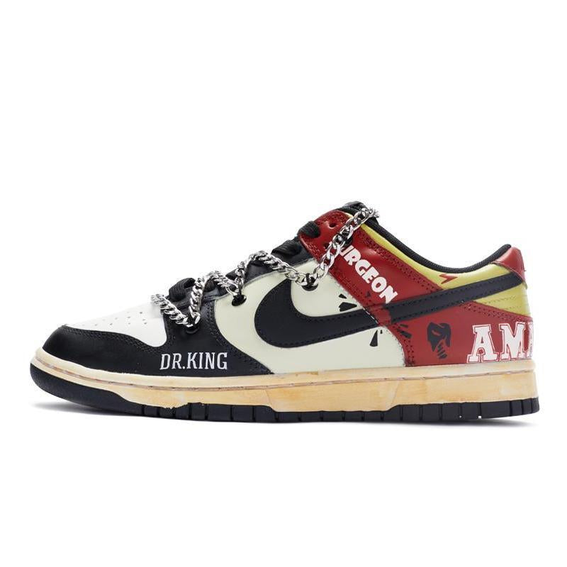 Custom DR.King Dunk – hand-painted custom sneakers | DiySneakers