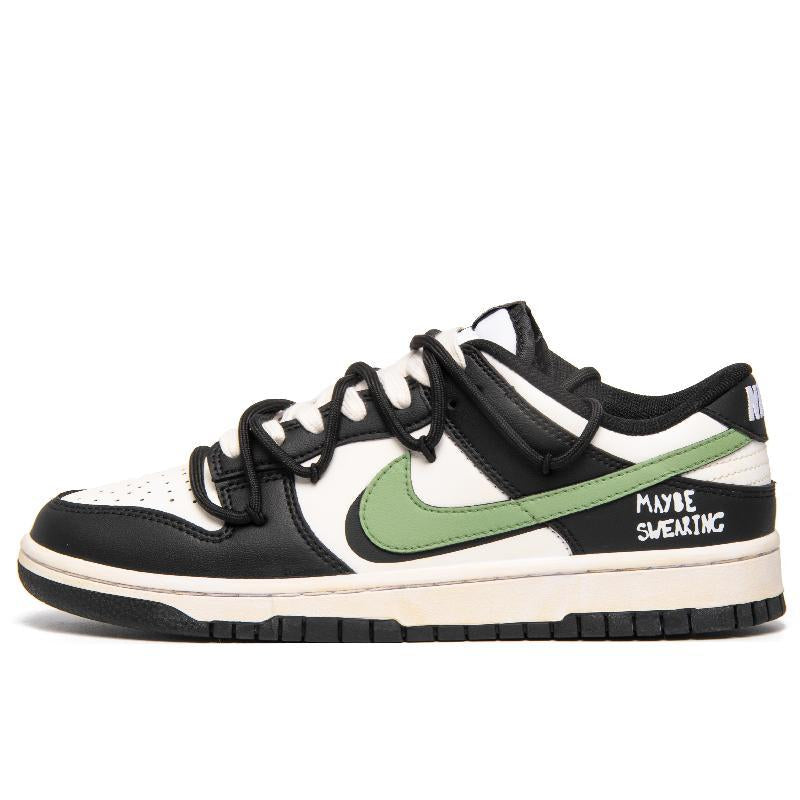 Custom in a jungle forest setting Dunk – hand-painted custom sneakers | DiySneakers