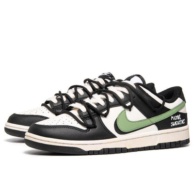 Custom in a jungle forest setting Dunk – custom sneakers view 2 | DiySneakers