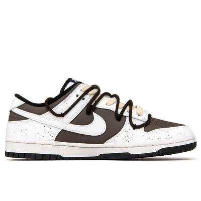 Custom coffee time Dunk White/Brown – custom sneakers view 2 | DiySneakers