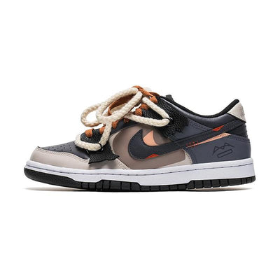 Custom Female Midnight Ghost Dunk – custom sneakers view 2 | DiySneakers