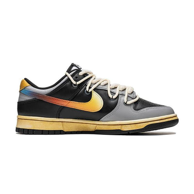 Custom Dazzling grey and black Dunk Gray/Black – custom sneakers view 2 | DiySneakers