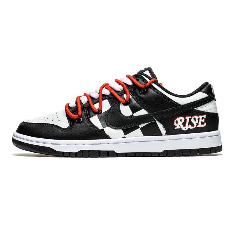 Custom Checkerboard Dunk – hand-painted custom sneakers | DiySneakers