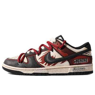 Custom SHOHOKUS Dunk Black/Red – custom sneakers view 2 | DiySneakers