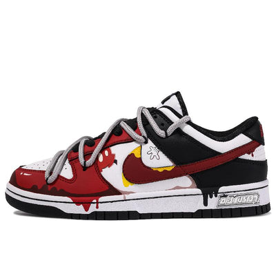Custom Halloween Romance Dunk – custom sneakers view 2 | DiySneakers