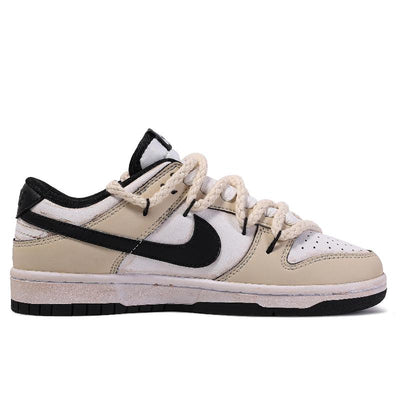 Custom The Greater Times Dunk Brown/White – custom sneakers view 2 | DiySneakers