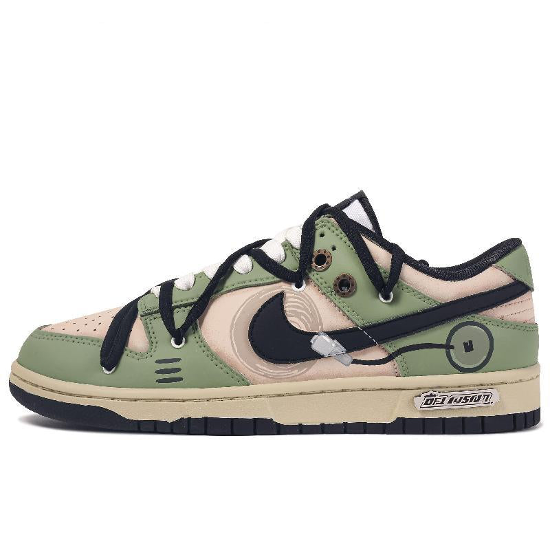 Custom A voice -BOX Dunk – hand-painted custom sneakers | DiySneakers