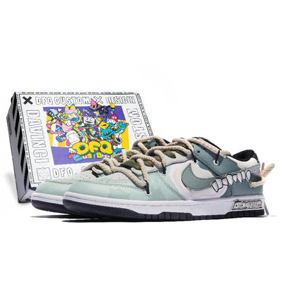 Custom Female Tea Language S-BOX Dunk – custom sneakers view 2 | DiySneakers