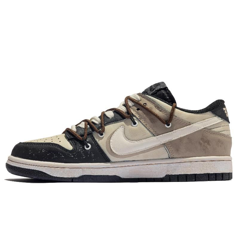 Custom Female wall-facing S-BOX Dunk – hand-painted custom sneakers | DiySneakers
