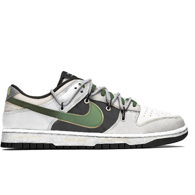 Custom Phantom Green Dunk Green/White – custom sneakers view 2 | DiySneakers