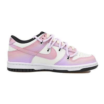 Custom Shi Huai Niao Nu S-BOX Dunk Yellow/purple – custom sneakers view 2 | DiySneakers