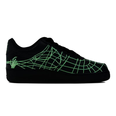 Custom Three and hand-painted glow-in-the-dark designs Air Force 1 – hand-painted custom sneakers | DiySneakers