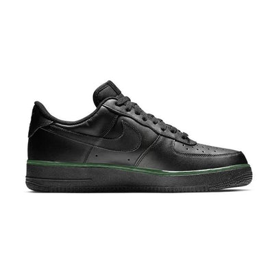 Custom Green racing car Air Force 1 Black/green – hand-painted custom sneakers | DiySneakers