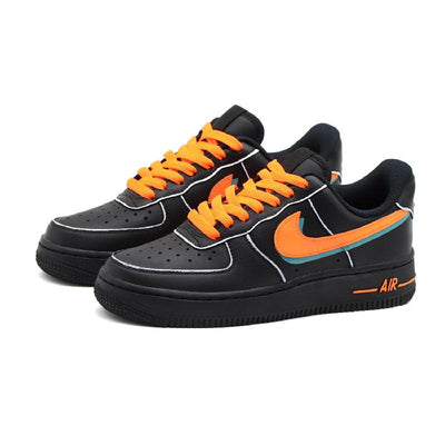Custom Small orange for and Air Force 1 – custom sneakers view 2 | DiySneakers