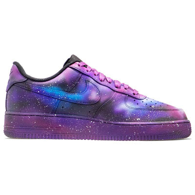 Custom Dream Space Air Force 1 Purple/Blue/White – custom sneakers view 2 | DiySneakers