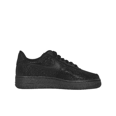 Custom A man with silver wings and a starry sky Air Force 1 Black/Silver – custom sneakers view 2 | DiySneakers