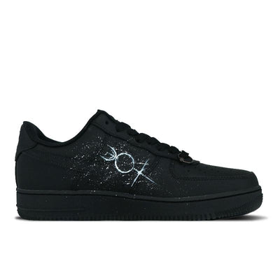 Custom Black and White Goths Air Force 1 – custom sneakers view 2 | DiySneakers