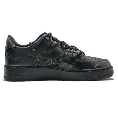 Custom Black Myth Wukong Air Force 1 Black/yellow – custom sneakers view 2 | DiySneakers