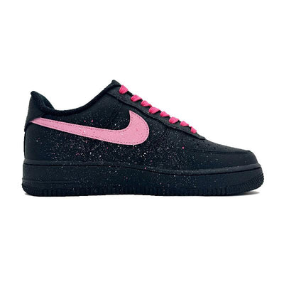 Custom Pink ink raspberry Air Force 1 Black/pink – custom sneakers view 2 | DiySneakers