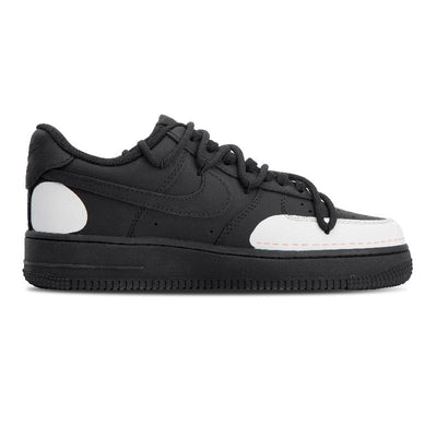 Custom Rainbow whale Air Force 1 Black Gray – hand-painted custom sneakers | DiySneakers