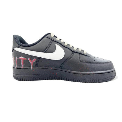 Custom Eternal celestial body Air Force 1 Black/white/red – custom sneakers view 2 | DiySneakers