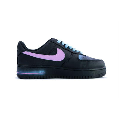 Custom Dawn Air Force 1 Black/pink/blue – custom sneakers view 2 | DiySneakers