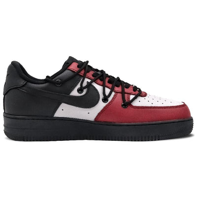 Custom Helios, the male version of the Sun God Air Force 1 Red/Black/Gold – custom sneakers view 2 | DiySneakers