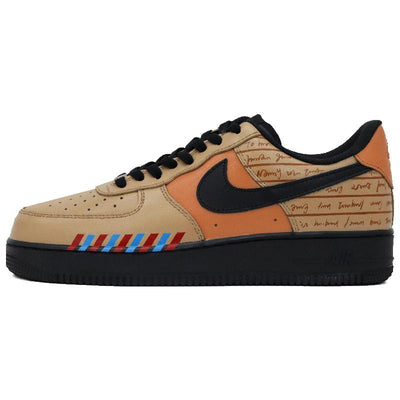 Custom A letter from afar - Air Force 1 – custom sneakers view 2 | DiySneakers