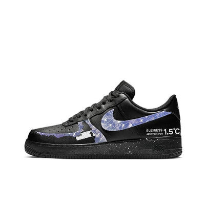 Custom In a fog Air Force 1 Black – custom sneakers view 2 | DiySneakers