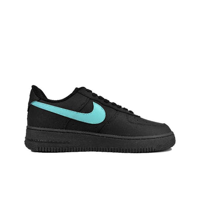 Custom Tiffany Starry sky Air Force 1 Black/Green/Blue/White – custom sneakers view 2 | DiySneakers