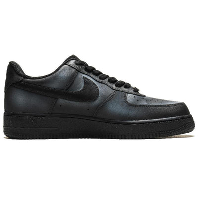 Custom Words cross boundaries Air Force 1 Black – custom sneakers view 2 | DiySneakers