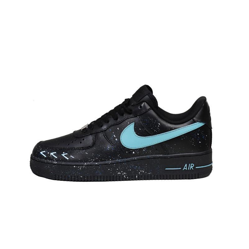 Custom Team733 Starry Sky One Air Force 1 Blue – hand-painted custom sneakers | DiySneakers