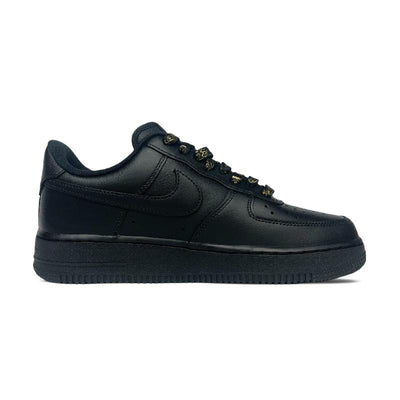 Custom Golden Python Air Force 1 Black/Gold – custom sneakers view 2 | DiySneakers