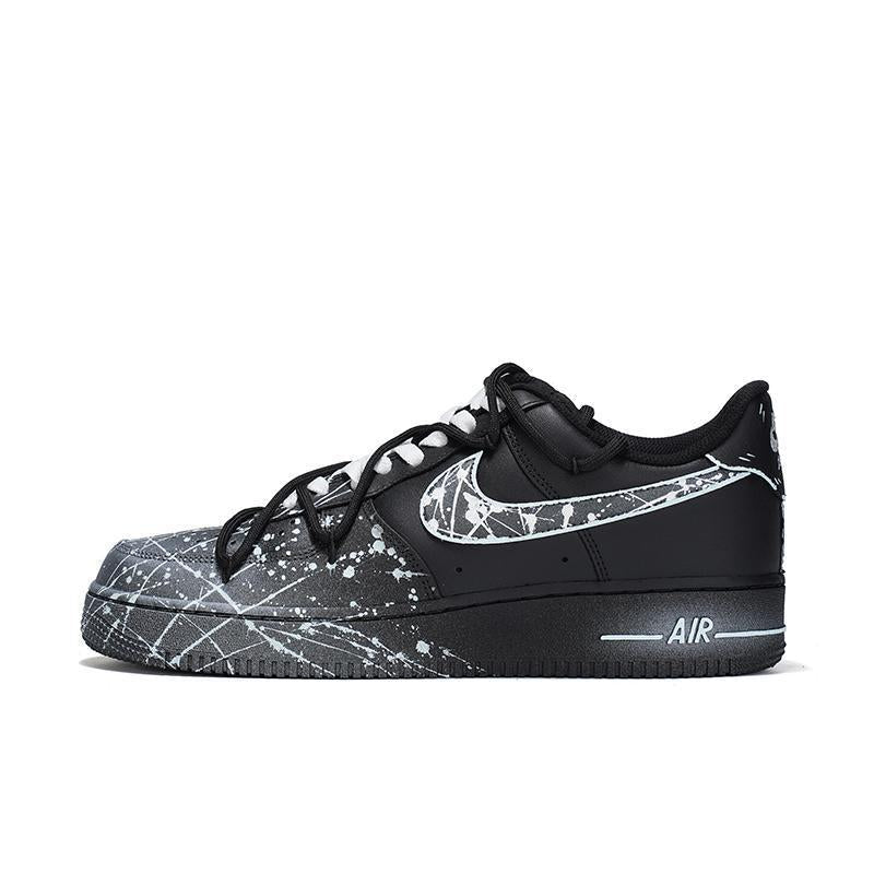 Custom Starlight Air Force 1 White/Blue/Silver – hand-painted custom sneakers | DiySneakers