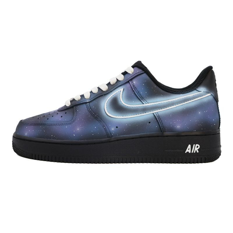 Custom White Hook Starry Sky A067 Air Force 1 – hand-painted custom sneakers | DiySneakers