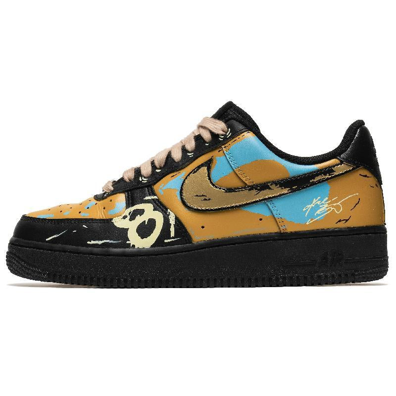 Custom The path of a male master Air Force 1 – hand-painted custom sneakers | DiySneakers