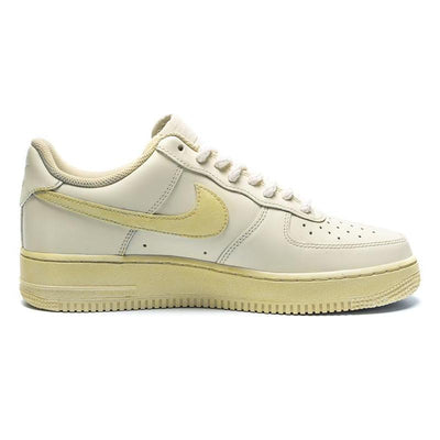 Custom aged and oxidized newspaper font Air Force 1 – custom sneakers view 2 | DiySneakers