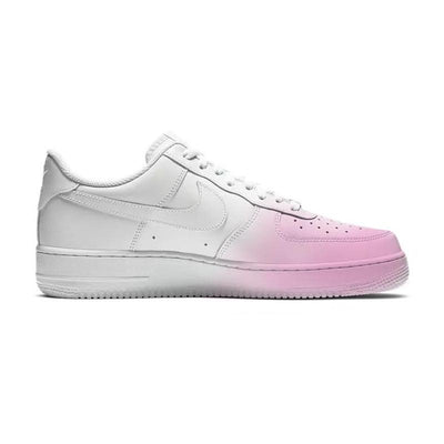 Custom Roses on the Qixi Festival Air Force 1 White/pink – custom sneakers view 2 | DiySneakers