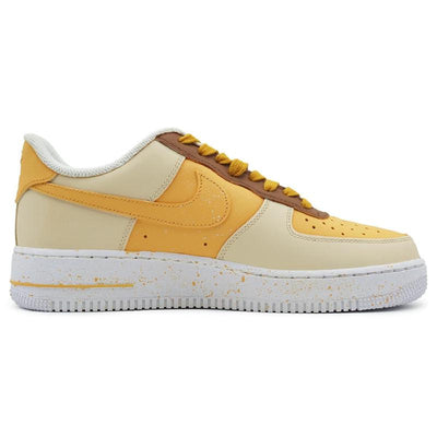 Custom Brownish-yellow wind language for both and Air Force 1 Yellow/orange – custom sneakers view 2 | DiySneakers