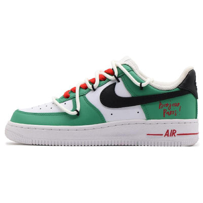 Custom Heineken Air Force 1 Green/White – custom sneakers view 2 | DiySneakers