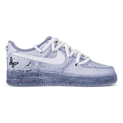 Custom retro butterfly Air Force 1 – custom sneakers view 2 | DiySneakers