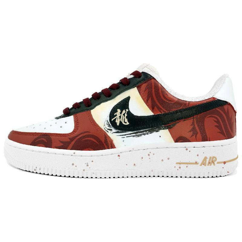 Custom The overactive dragon has regrets Air Force 1 – hand-painted custom sneakers | DiySneakers