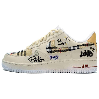 Custom The cool smoke is like ink Air Force 1 – custom sneakers view 2 | DiySneakers