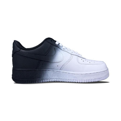 Custom Mix half black and half white Air Force 1 – hand-painted custom sneakers | DiySneakers