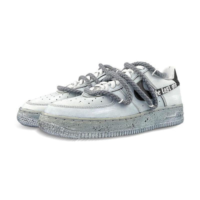 Custom The male doomsday grey stain is dissolved Air Force 1 – custom sneakers view 2 | DiySneakers