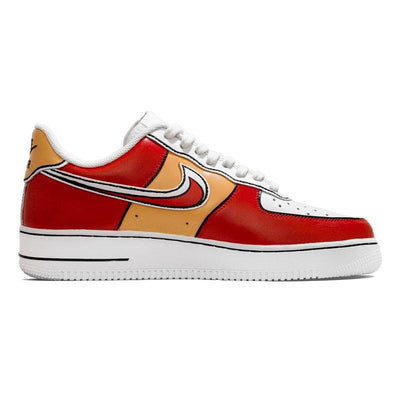 Custom Iron Man Armor Air Force 1 – custom sneakers view 2 | DiySneakers