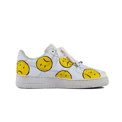 Custom Reverse the smiling face Air Force 1 – custom sneakers view 2 | DiySneakers