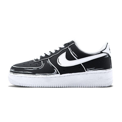 Custom Tai Chi Animation Air Force 1 – custom sneakers view 2 | DiySneakers