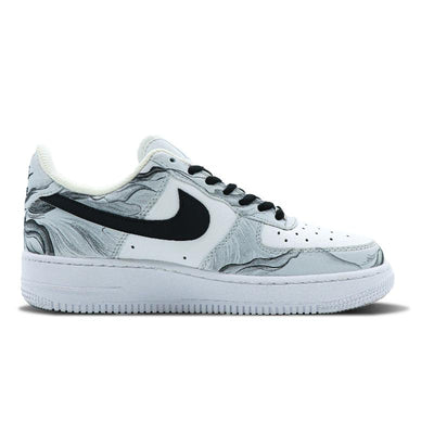 Custom ink wash painting Air Force 1 – custom sneakers view 2 | DiySneakers